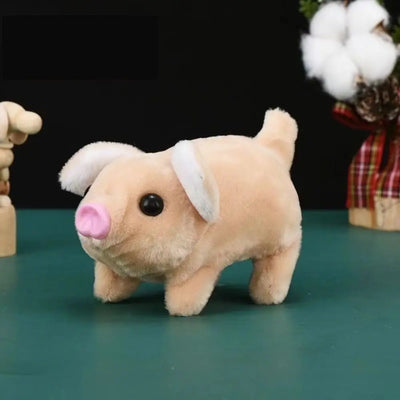 Electric Plush Toy With Sound Electric Simulation Pig White Kids