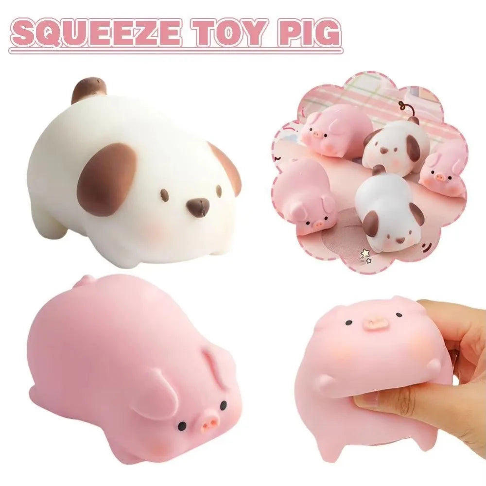 New Cute Pig Dog Fidget Toys Toys Cartoon Creative Pinch