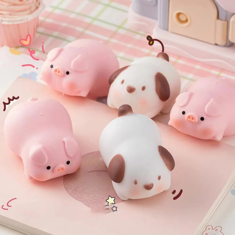 New Cute Pig Dog Fidget Toys Toys Cartoon Creative Pinch