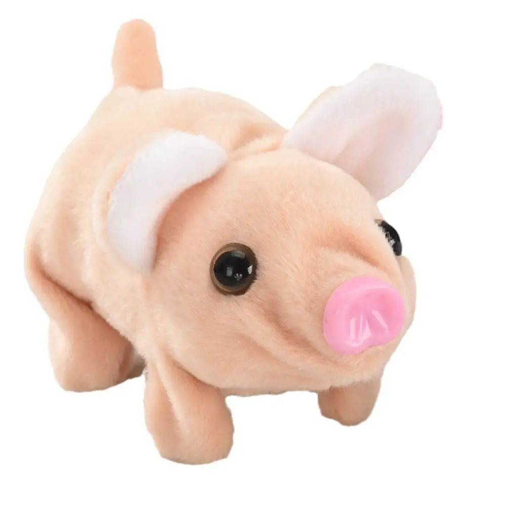 Electric Plush Toy With Sound Electric Simulation Pig White Kids